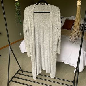 Heather Gray Extra Light Sweater With Pockets